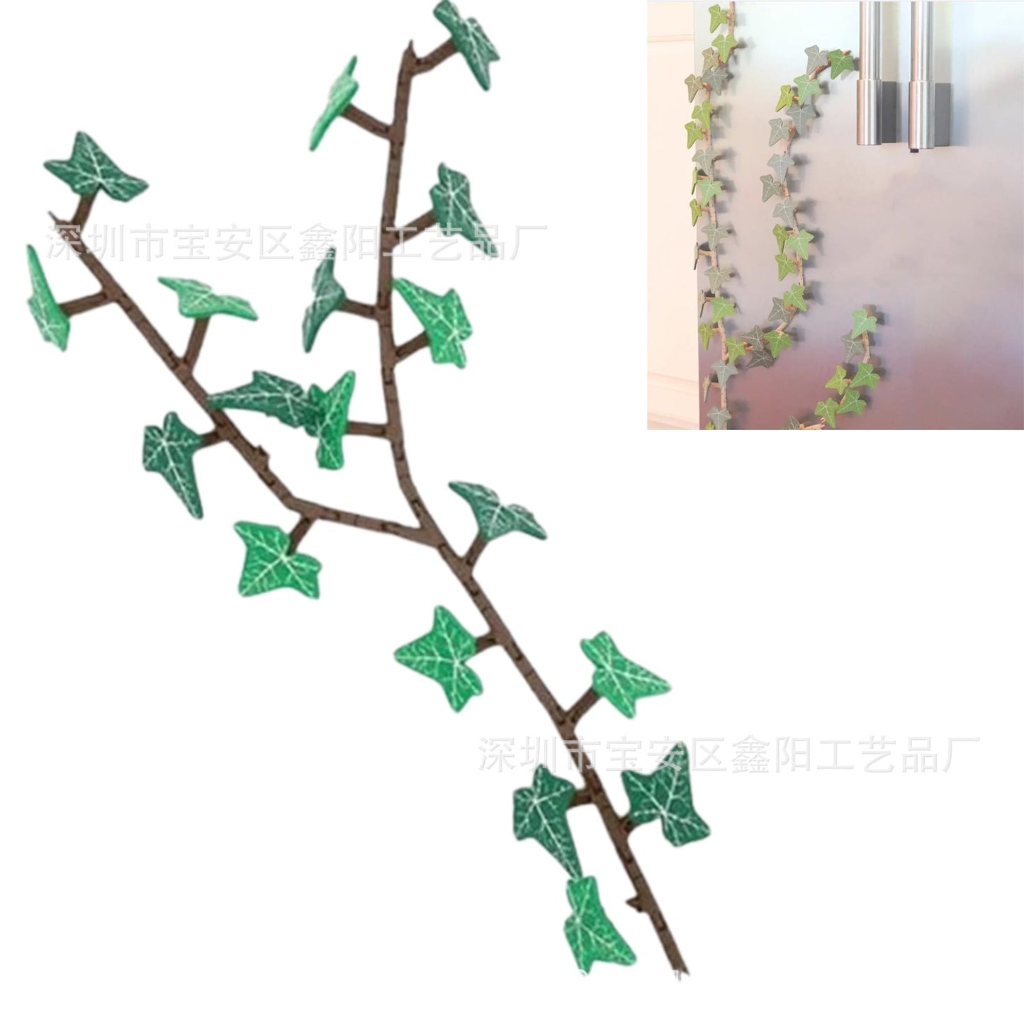 Projektowy Magnes na Lodówkę z Bluszczem