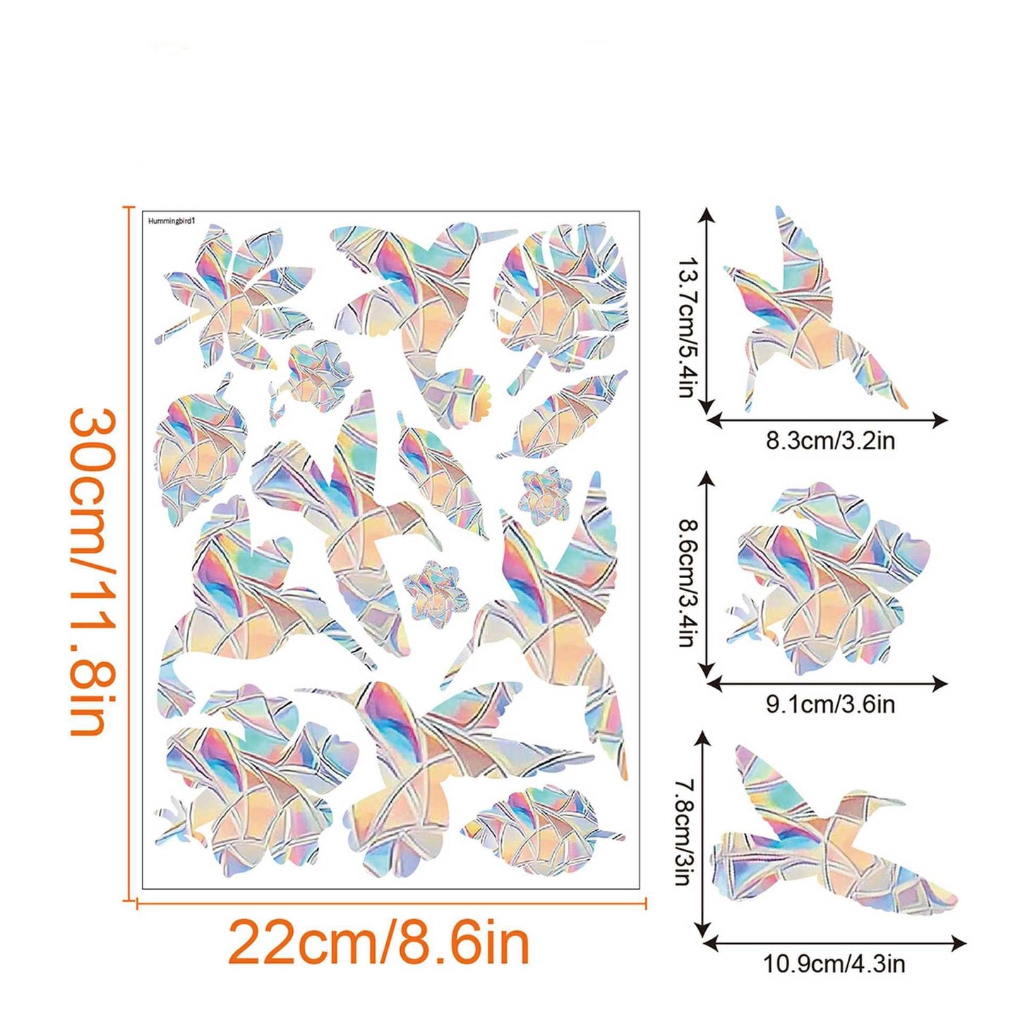 Naklejki na Okno z Tęczą