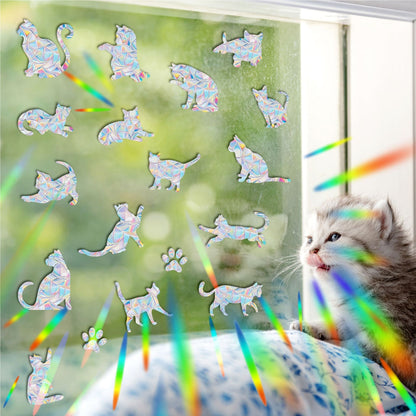 Naklejki na Okno z Tęczą