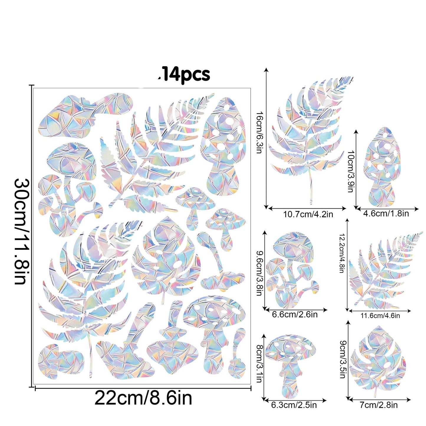 Naklejki na Okno z Tęczą