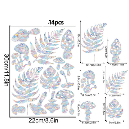 Naklejki na Okno z Tęczą