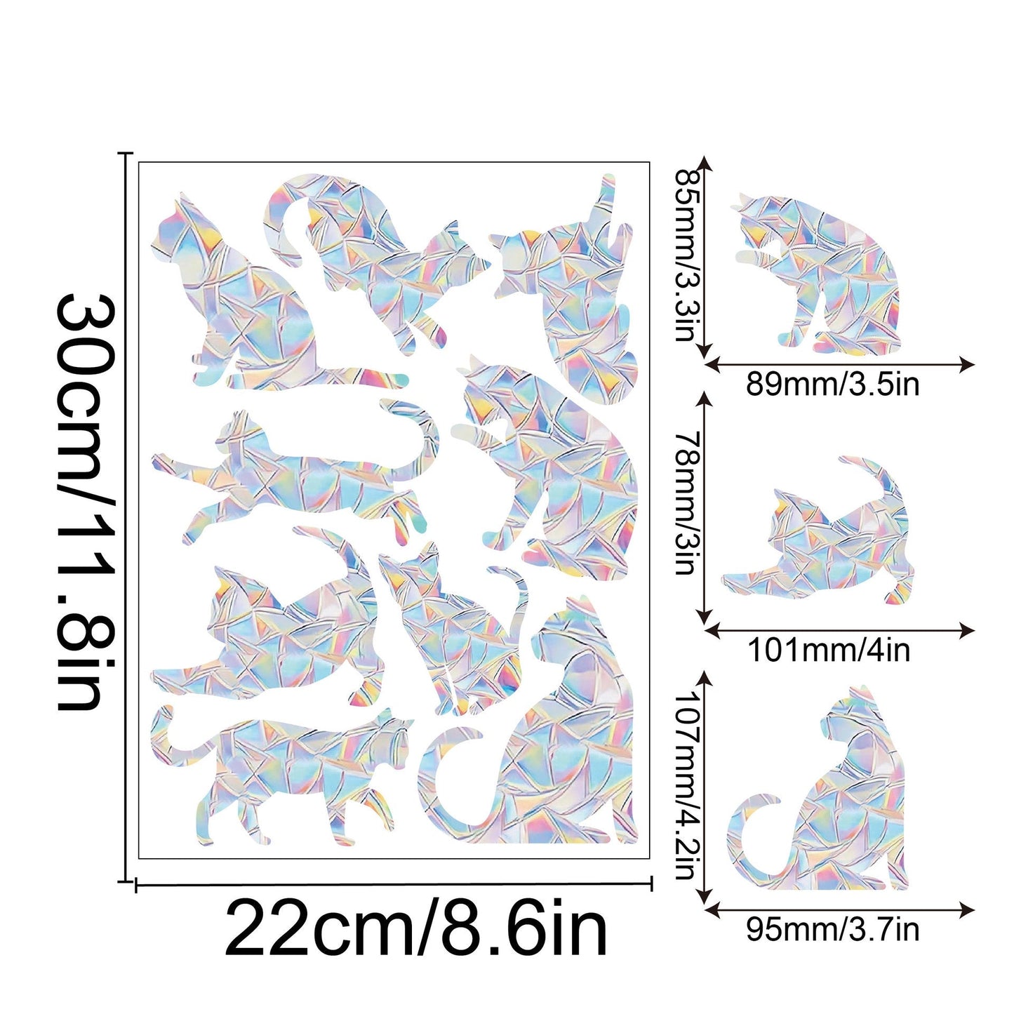 Naklejki na Okno z Tęczą