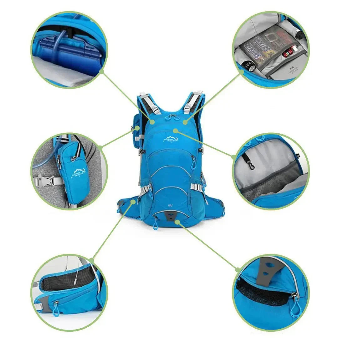 Wytrzymały wodoodporny plecak outdoorowy 20 l