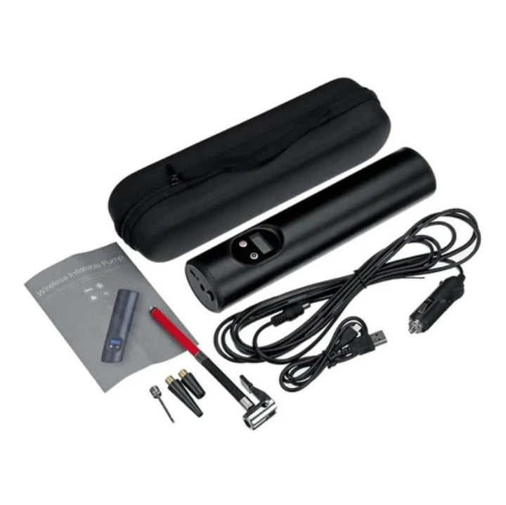 Przenośna elektryczna pompka powietrza z wyświetlaczem cyfrowym