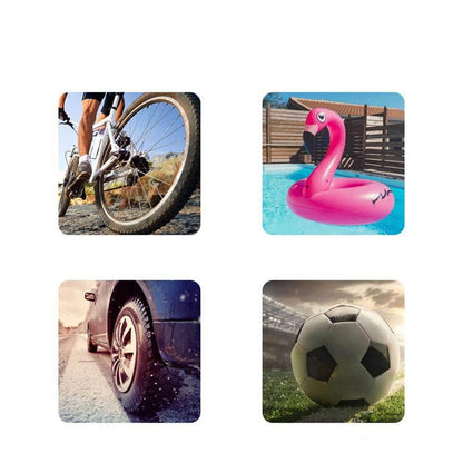 Przenośna elektryczna pompka powietrza z wyświetlaczem cyfrowym