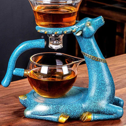 Sztuczny Zestaw do Herbaty z Motywem Zwierząt – Ekskluzywny Czajnik do Stylowego Picia Herbaty