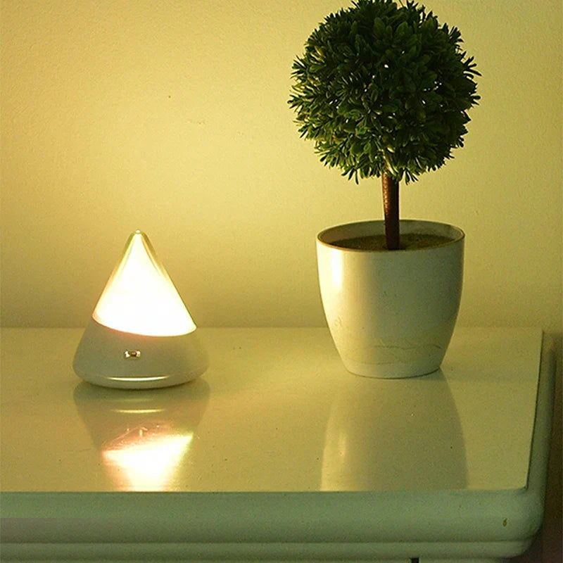 Bezprzewodowa Lampka Nocna LED w Kształcie Lodowej Góry – Nowoczesny Design dla Relaksującego Oświetlenia