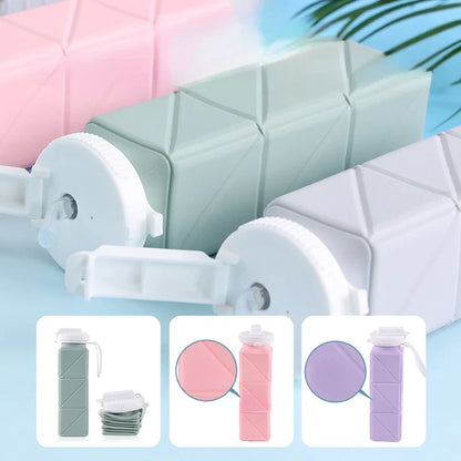 Praktyczna Składana Silikonowa Butelka Do Użytku W Podróży