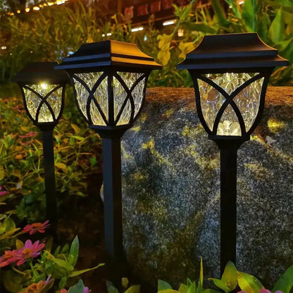 Solar Tuinverlichting met Natuurlijke Charme - Elegante Lampen voor Buiten
