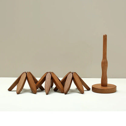 Noble Podkładki Pod Kubki w Wyglądzie Drewna