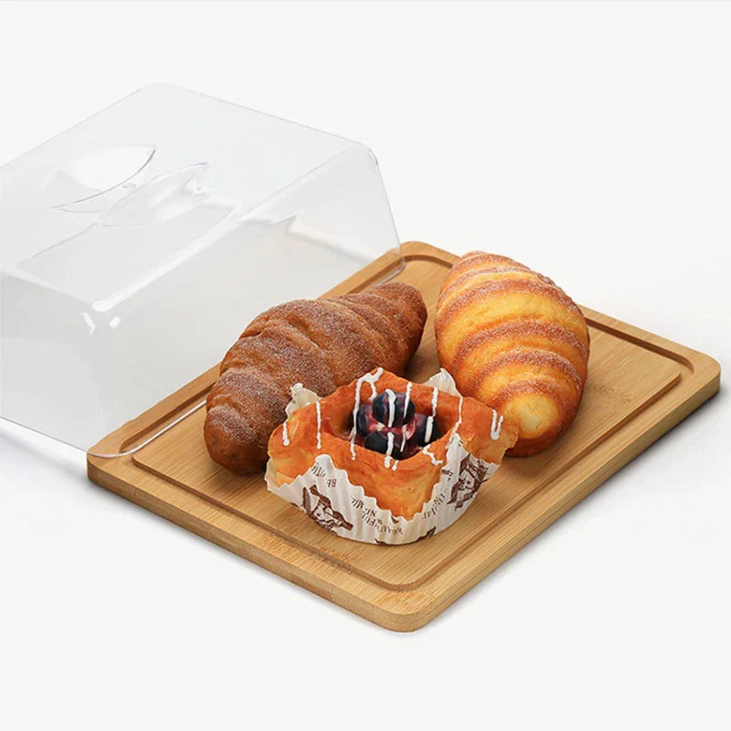 Prostokątna Taca do Sera i Masła z Bambusową Deską