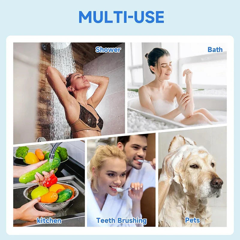 Zestaw 5 Wymiennych Wkładów Filtrów Prysznicowych