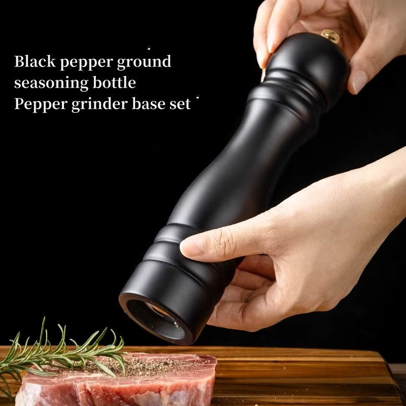 Zestaw Młynków Do Soli I Pieprzu – Ręczny Drewniany Młynek Do Przypraw Z Ceramicznym Mechanizmem I Regulacją Mielenia