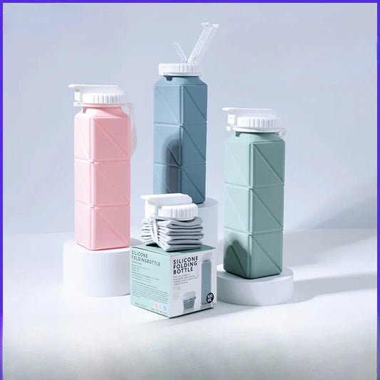 Praktyczna Składana Silikonowa Butelka Do Użytku W Podróży