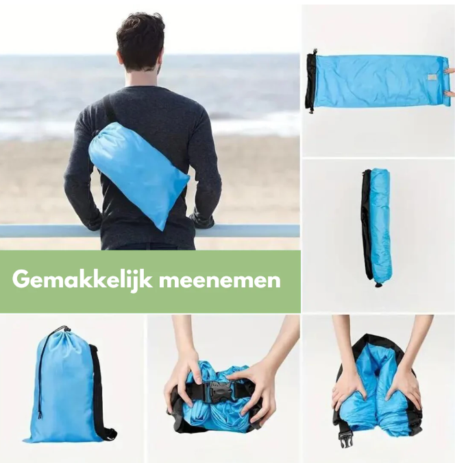 Leżak z wypełnieniem powietrznym do podróży