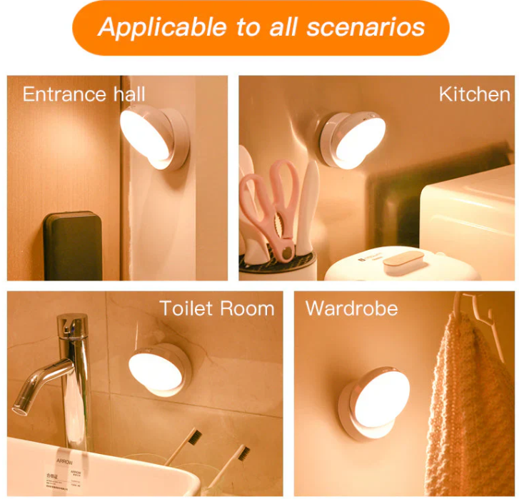 Inteligentne Oświetlenie Nocne z Czujnikiem Ruchu – Energooszczędne i Automatyczne