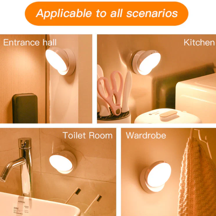 Inteligentne Oświetlenie Nocne z Czujnikiem Ruchu – Energooszczędne i Automatyczne