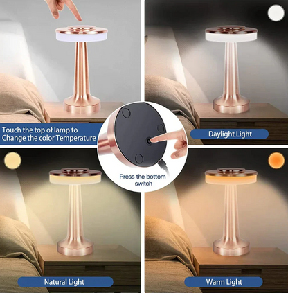 Ponadczasowa Bezprzewodowa Lampa Stołowa LED