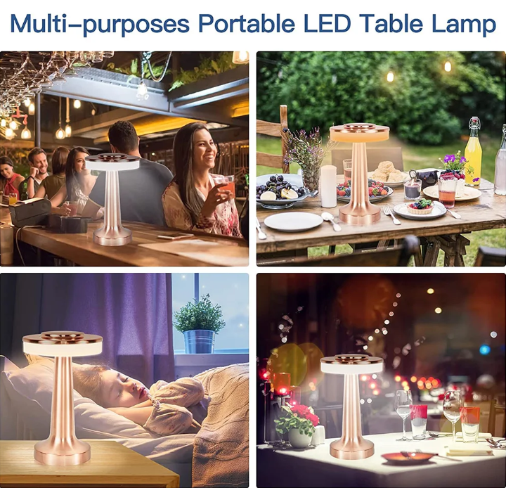 Ponadczasowa Bezprzewodowa Lampa Stołowa LED