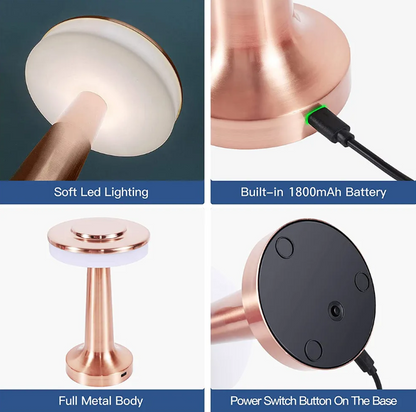 Ponadczasowa Bezprzewodowa Lampa Stołowa LED