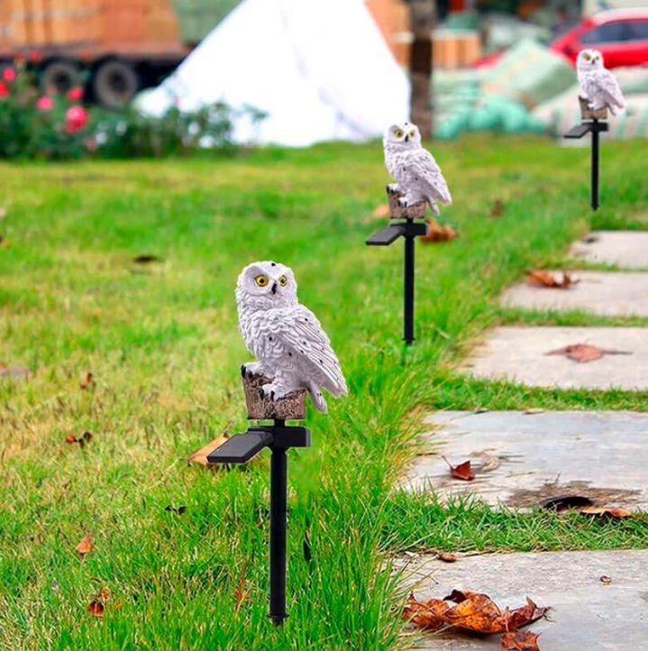 Ogródna Lampa Solarna Sowa