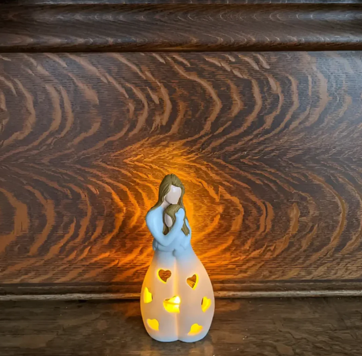 Symboliczny Świecznik Matka i Dziecko