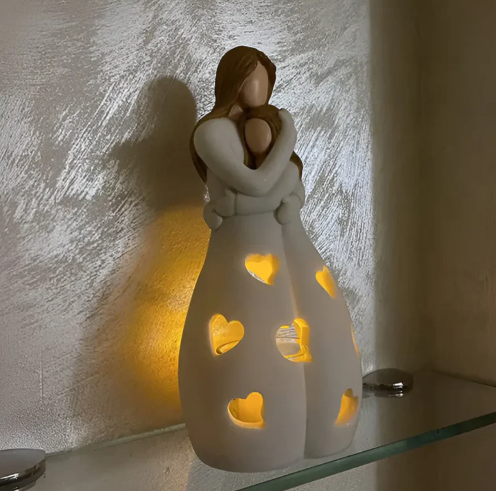 Symboliczny Świecznik Matka i Dziecko