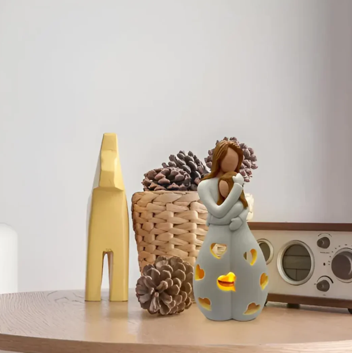 Symboliczny Świecznik Matka i Dziecko