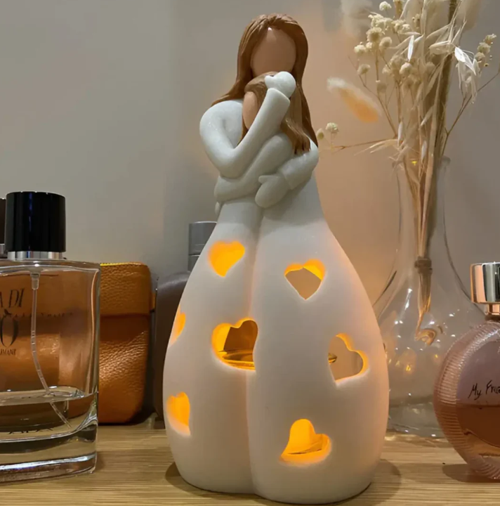 Symboliczny Świecznik Matka i Dziecko