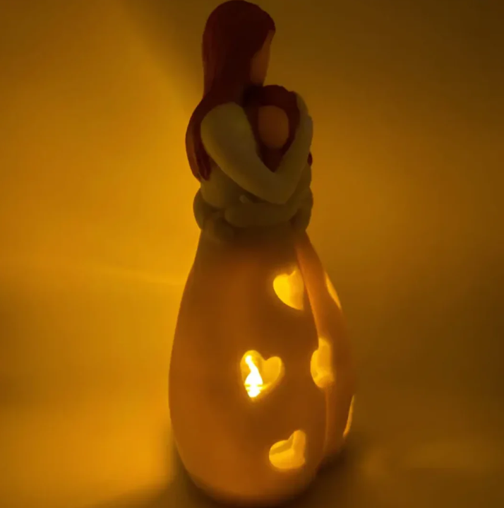 Symboliczny Świecznik Matka i Dziecko