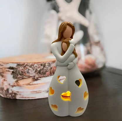 Symboliczny Świecznik Matka i Dziecko