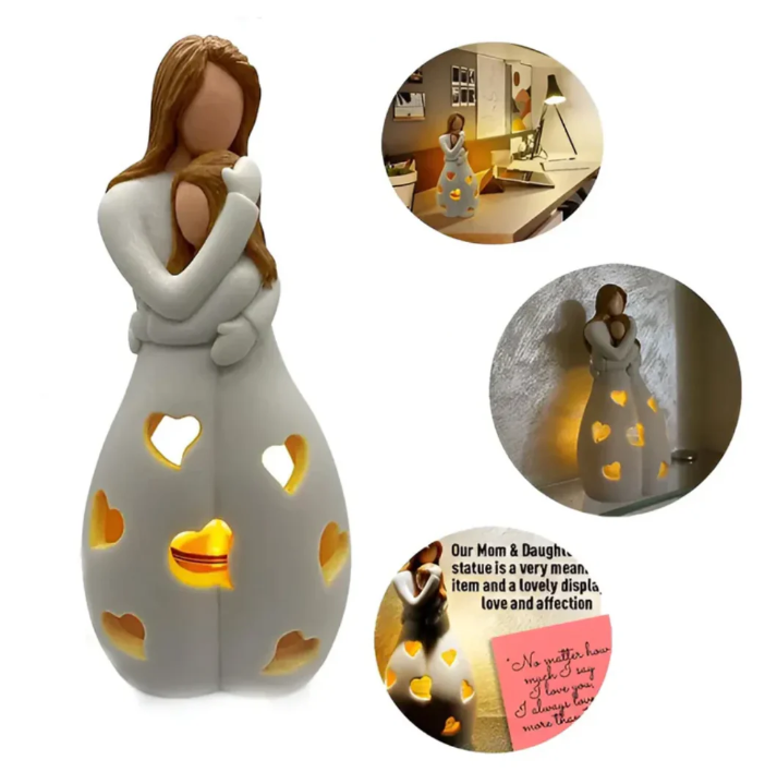 Symboliczny Świecznik Matka i Dziecko