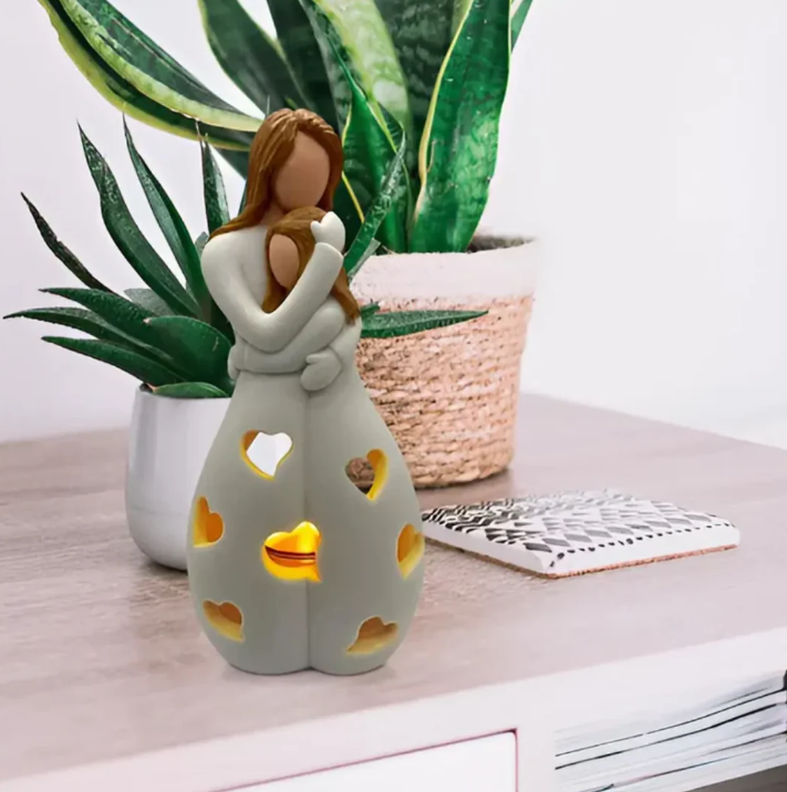 Symboliczny Świecznik Matka i Dziecko