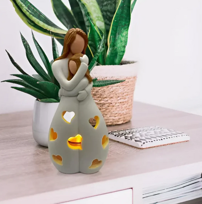 Symboliczny Świecznik Matka i Dziecko