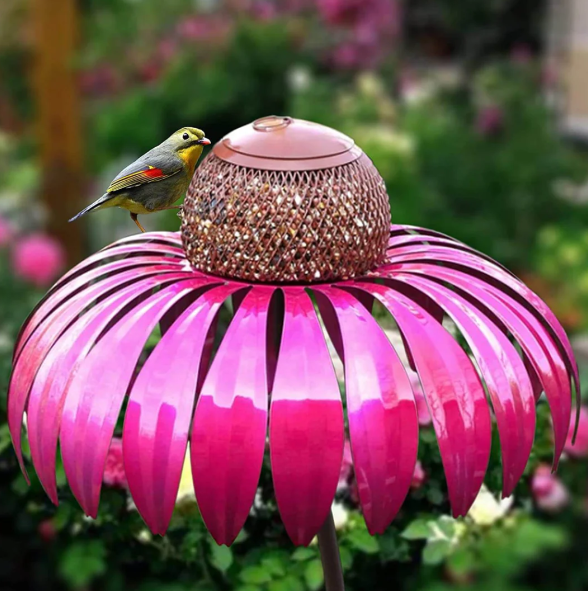 Stacja Karmienia Ptaków w Kształcie Kwiatu