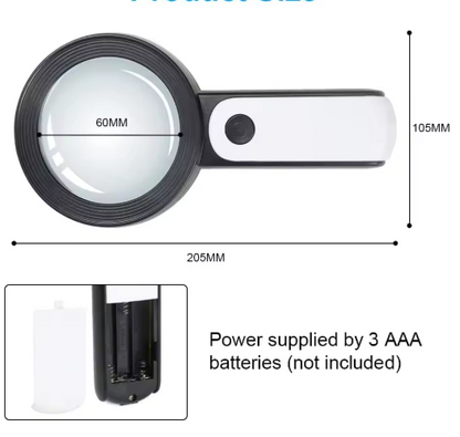 Lupa Powiększająca 30x dla Seniorów