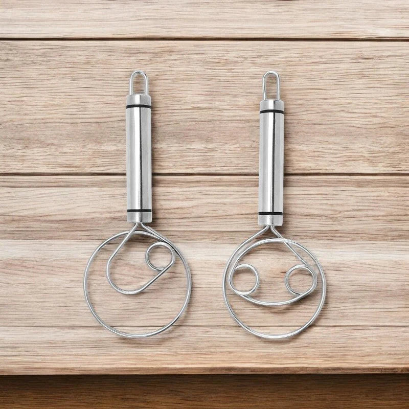 Solidna Duńska Trzepaczka do Ciasta ze Stali Nierdzewnej – Trwała i Ergonomiczna do Wszechstronnego Pieczenia