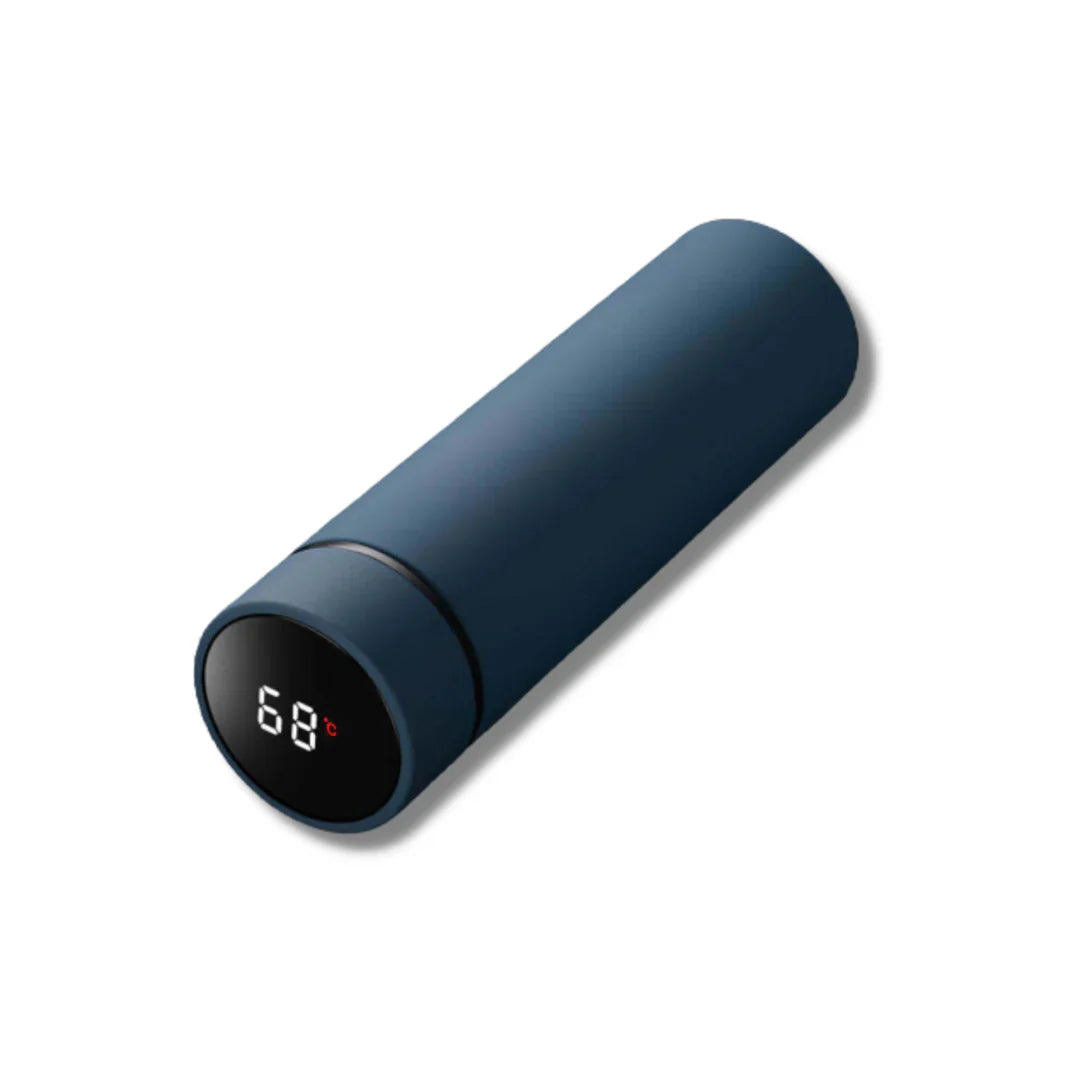 Izolowany termos z cyfrowym wskaźnikiem temperatury – stalowy kubek termiczny do napojów gorących i zimnych