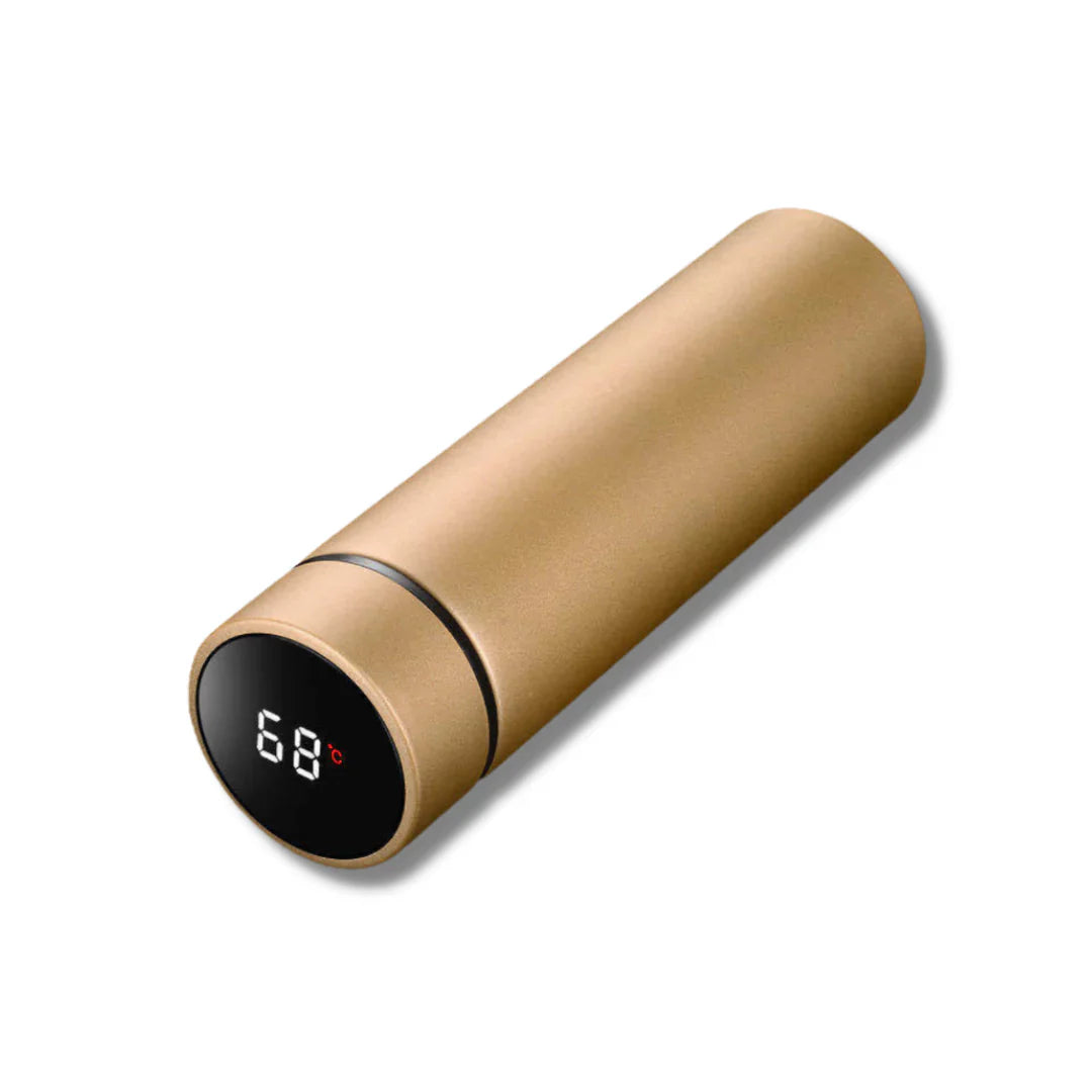 Izolowany termos z cyfrowym wskaźnikiem temperatury – stalowy kubek termiczny do napojów gorących i zimnych