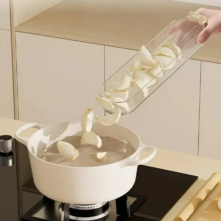 Stakowane Pojemniki Świeżości z Zaworem – Rozwiązania do Przechowywania Żywności w Lodówce – Zestaw 4 Sztuk