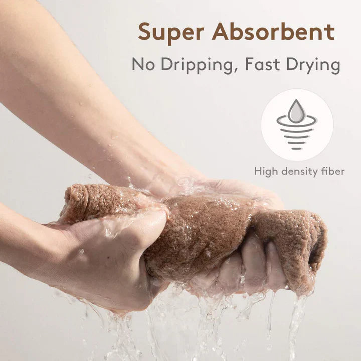 Zestaw ręczników do włosów z mikrofibry | 3 sztuki do szybkiego suszenia