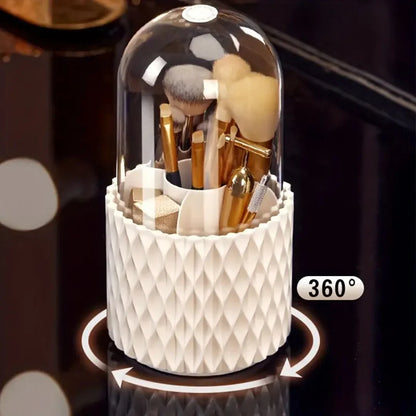 Luksusowy Pojemnik na Pędzle do Makijażu z Pokrywką Ochronną