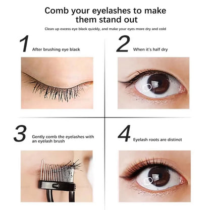 Precyzyjny Grzebyk i Separator do Rzęs dla Perfekcyjnego Efektu