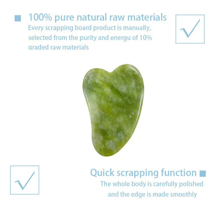 Zestaw Instant Glow Gua Sha & Jade Roller | Dla Promiennej Skóry i Naturalnego Relaksu