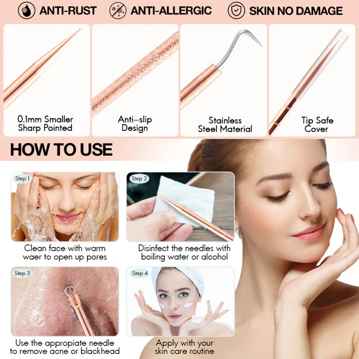 Zestaw do Usuwania Wągrów i Pryszczy