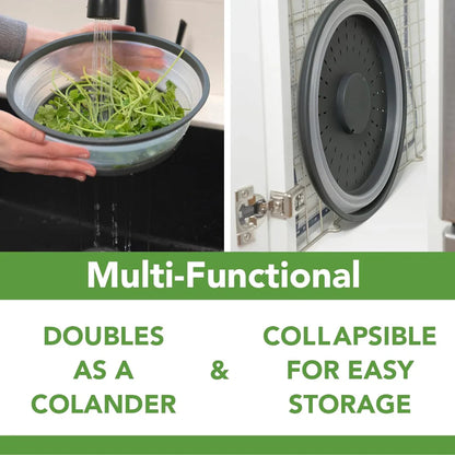 Składana silikonowa przykrywka do mikrofalówki