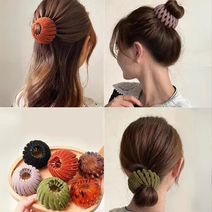 Stylowe Spinki do Włosów z Gniazdkami – Zestaw 3 sztuk