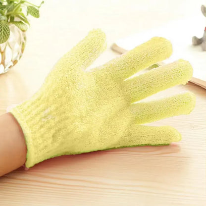 Złuszczające Rękawice Kąpielowe – Zestaw Dwóch