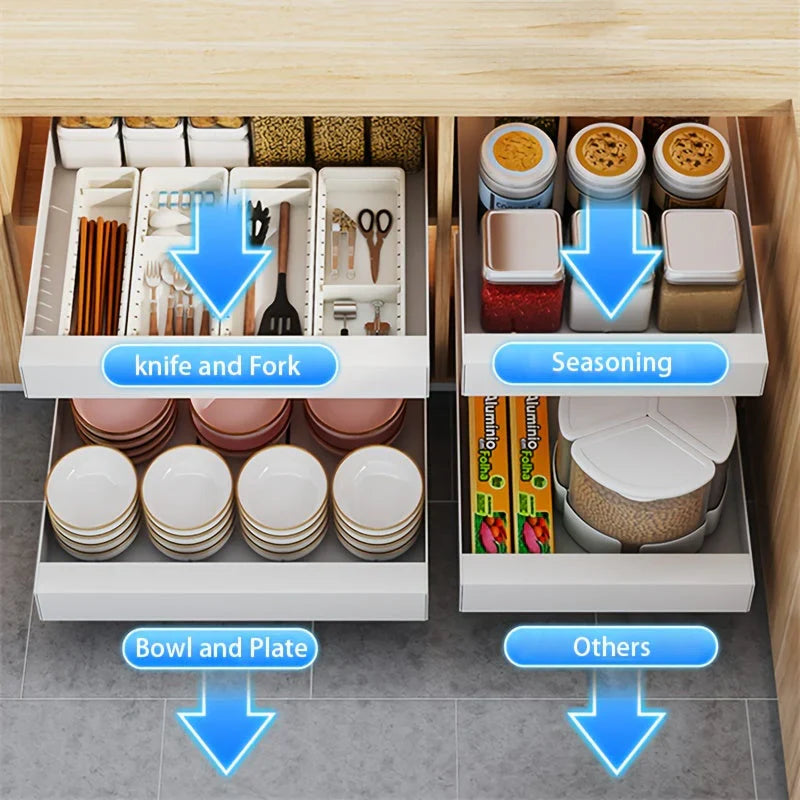 Rozsuwany Organizer do Szafki Kuchennej