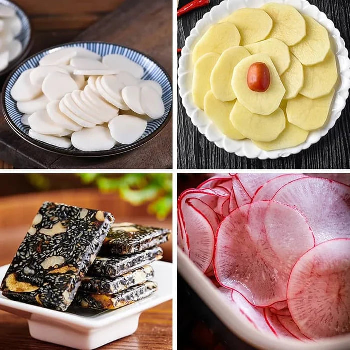 Ręczna wielofunkcyjna krajalnica – solidna krajalnica do mięsa i warzyw, także do produktów mrożonych